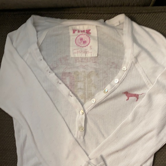 PINK Victoria's Secret Tops - PINK Victoria’s Secret Henley
